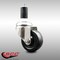 Service Caster 3 Inch 316SS Soft Rubber Wheel Swivel 1-1/4 Inch Expanding Stem Caster SCC SCC-SS316EX20S314-SRS-114 - alternate 2